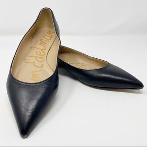 SAM EDELMAN Black Leather Stacey Ballet Flats Size 8
